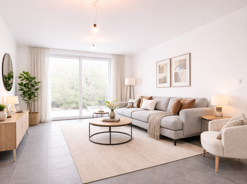 Découvrez cet appartement de qualité à Residentie Brouwershof, situé au calme mais à quelques pas du centre de Westrozebeke. L'appartement dispose d'u