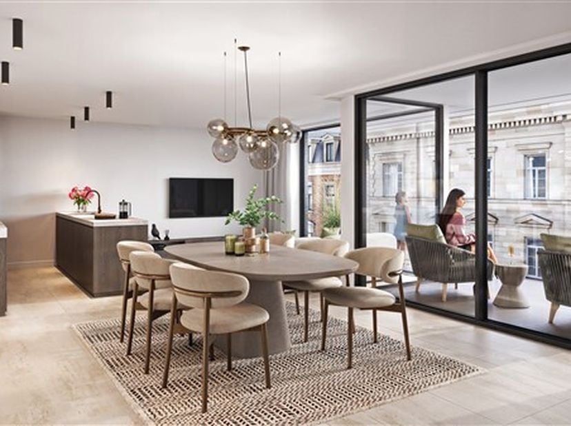 Blankenberge: nieuwbouwappartement met ruim zonneterras te koop in het centrum! Dit exclusief woonproject is gelegen in het centrum van Blankenberge o