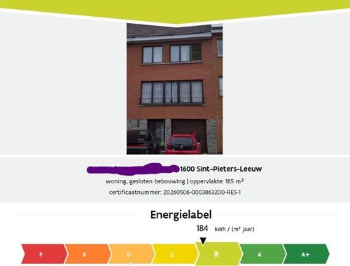                                         Bel-étage te koop in Sint-Pieters-Leeuw, € 470.000
