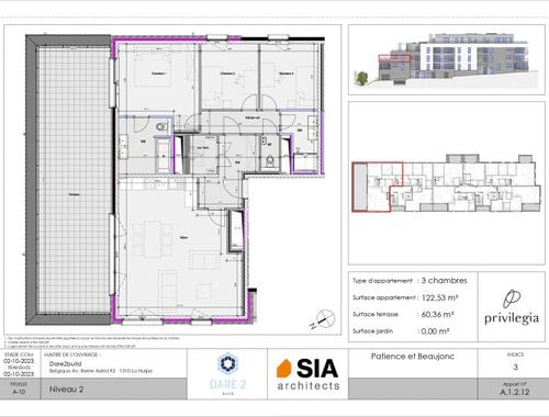                                         Appartement à vendre à Glain, € 388.514
