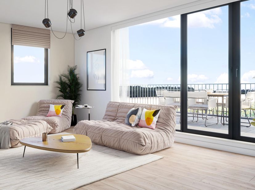 Appartement 2ch de 95,10m² + terrasse au 2ème étage - PEB ASitué au sud de Namur, de lautre côté de la Meuse, Jambes est le parfait point de chute des