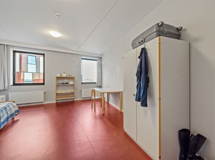Ligging: Deze charmante studio is perfect gelegen in een rustige en groene omgeving, op korte afstand van het bruisende centrum van Leuven. Dankzij de