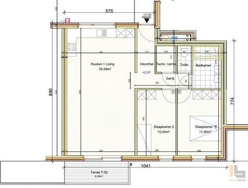                                         Appartement te koop in Ronse, € 235.000
