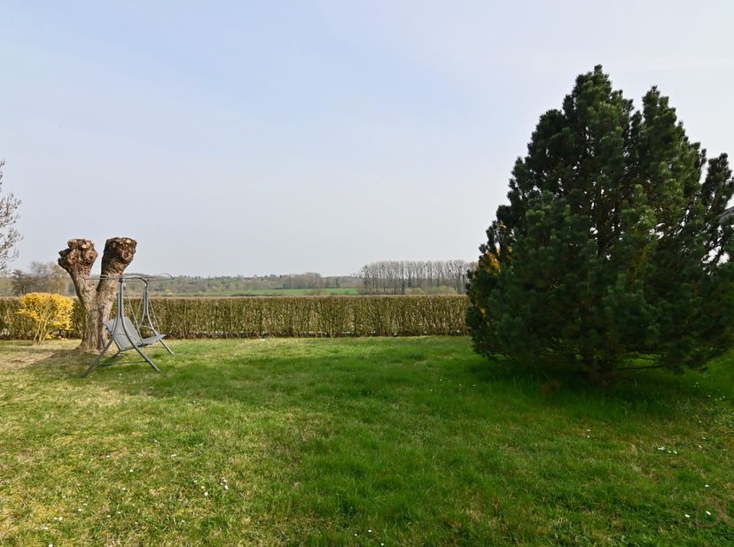 Deze charmante gelijkvloerse woning is rustig gelegen op een perceel van 8a19ca in het landelijke Borgloon, midden in de prachtige Haspengouwse velden