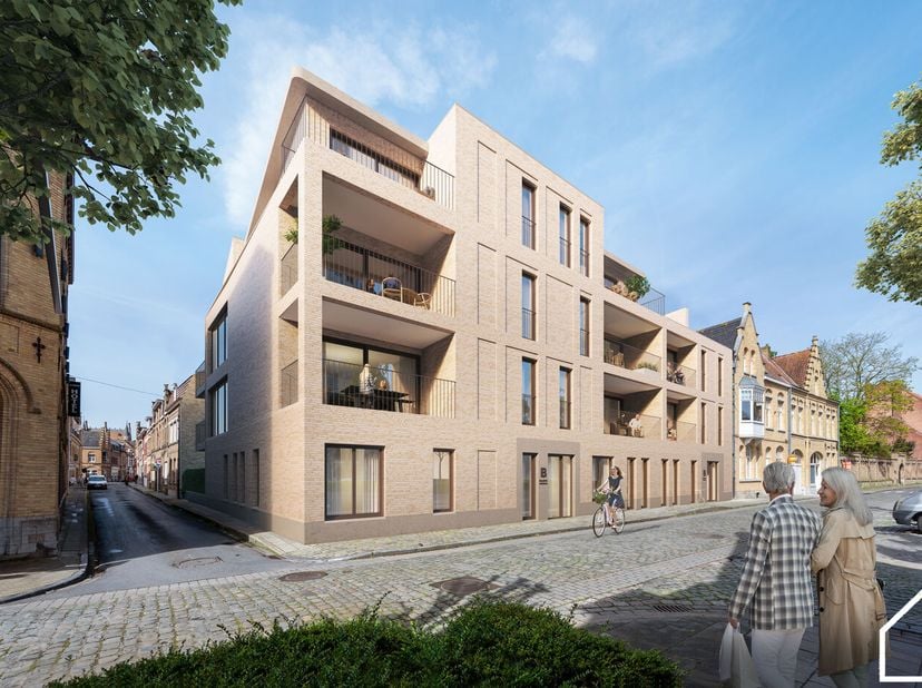 <br />
Mooi en stijlvol gelijkvloers nieuwbouwappartement in het hart van Ieper<br />
<br />
In Residentie Blomfield, een nieuw en kleinschalig woonpr
