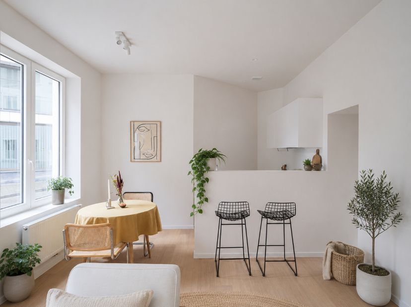 Appartement 1 chambre rénové avec cour urbaine près de Gent Zuid<br />
<br />
Situé à un emplacement de choix, derrière la Keizer Karelstraat et à dis