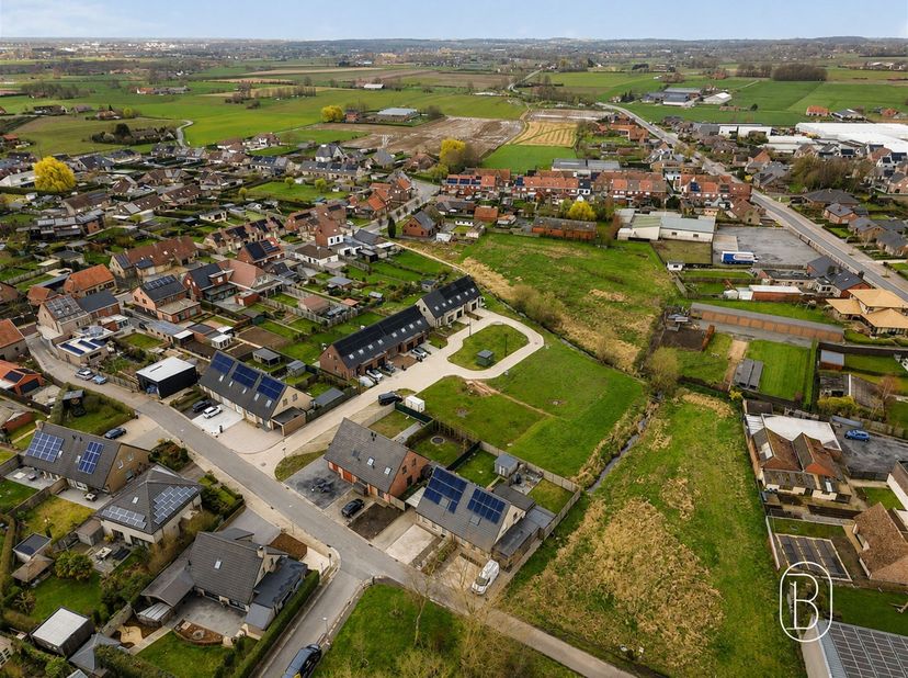 Goedgekeurde verkaveling van 8 loten bouwgrond. Rustig &amp; aangenaam gelegen, in ANZEGEM. UNIEKE KANS!
