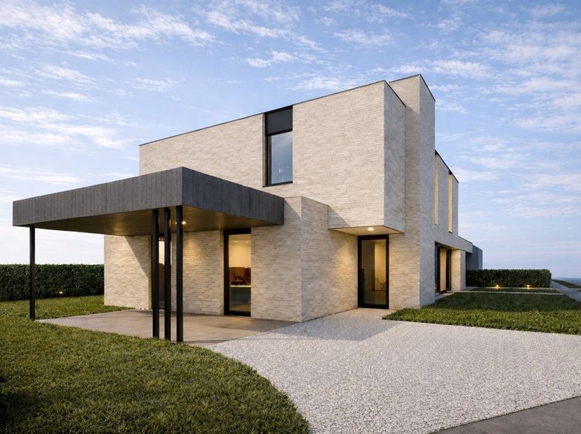 Vous en avez assez de visiter des maisons qui se ressemblent toutes ? Alors cette maison neuve semi-ouverte est peut-être faite pour vous. Loin d’être