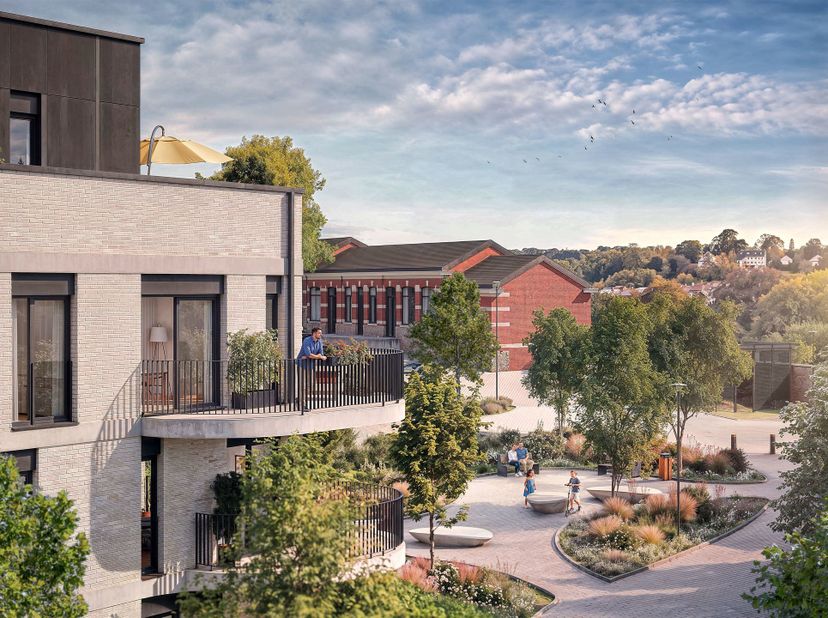 NAMUR-SALZINNES – In een rustige en groene omgeving, en toch vlak bij het stadscentrum en alle voorzieningen, prachtige NIEUWBOUWWONING (1slpk+bur/1do