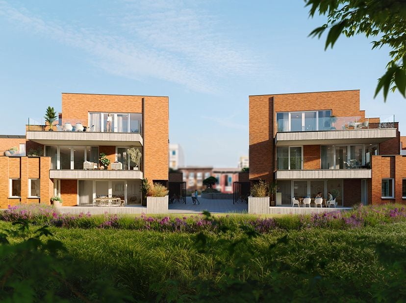 Ontdek dit moderne appartement op de eerste verdieping met 2 slaapkamers, waar comfortabel wonen en energiezuinigheid perfect samengaan. De lichtrijke
