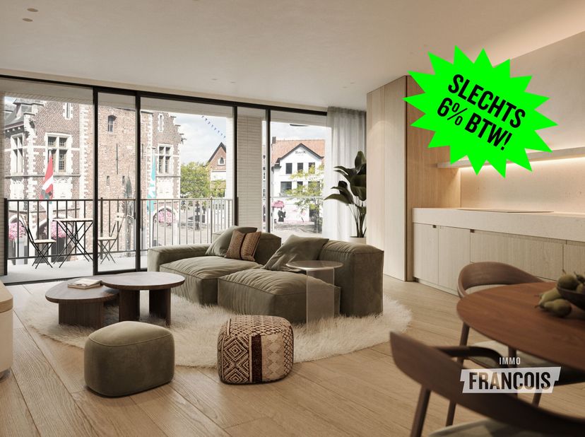 Belle Fort is een uniek nieuwbouwproject in het hart van Tielt. Dit kleinschalige project biedt vijf stijlvolle appartementen, waaronder een luxueuze