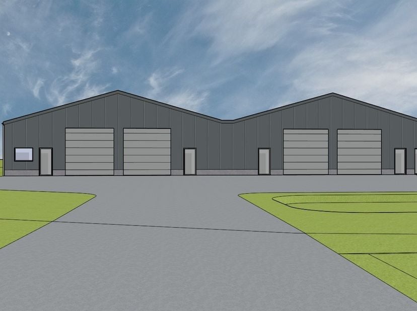 3 opslagruimtes van 220 à 225m2&amp;nbsp;te huur met&amp;nbsp;volledig vernieuwde gevelbekleding in sandwichpanelen en geïsoleerd dak met polycarbonaat lichtp