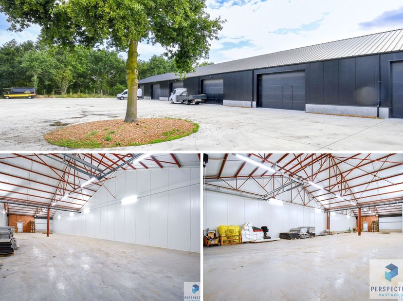 LAATSTE UNIT! -&amp;nbsp;Grote Loodsen te huur in het Fort Beernem - 1 unit van 300 m2 - De kleinste oppervlakte om af te nemen in 1 stuk is 300 m2. Deze