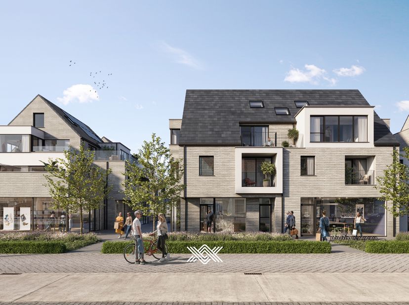Deze casco kantoorruime van ca. 116 m² is gelegen links op de hoek in de residentie, te kijken vanop de Kapellestraat. De ruimte heeft zijn toegang la