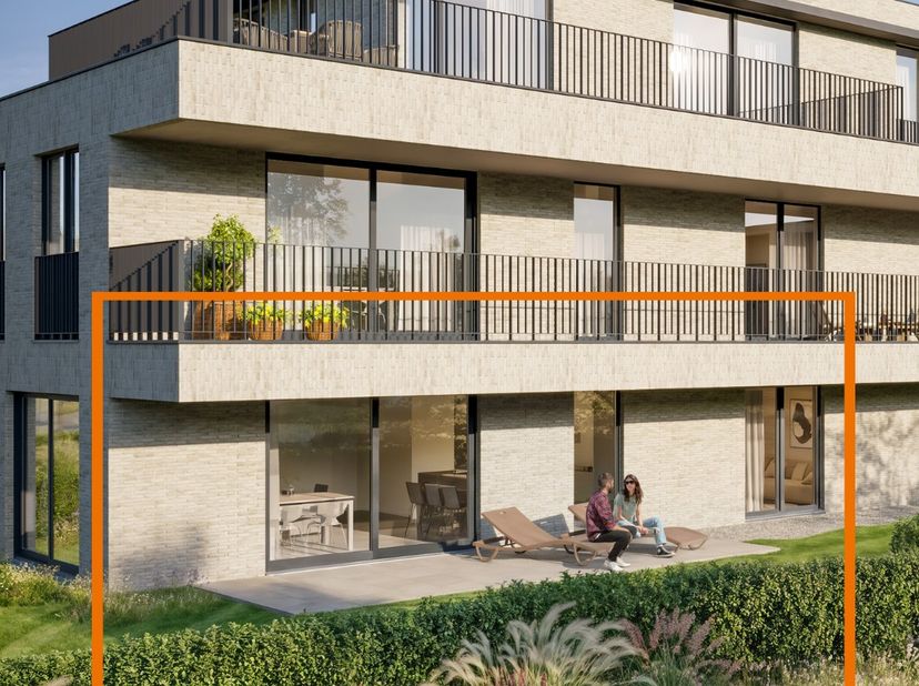Ontdek dit ruime gelijkvloerse nieuwbouwappartement met 2 slaapkamers in het groene woonproject Beigemveld in Grimbergen. Met een bewoonbare oppervlak