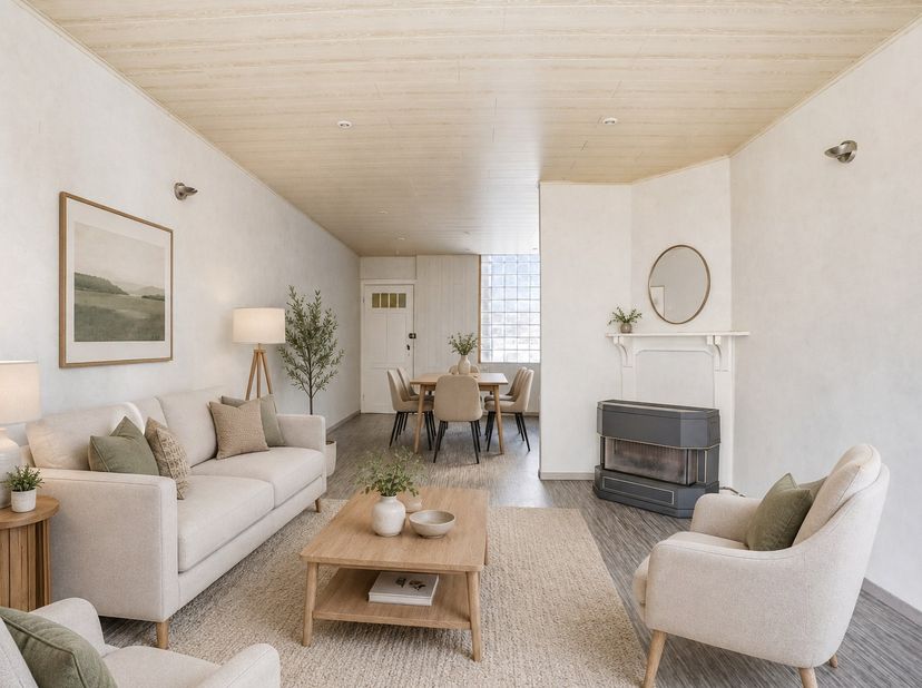 Goed gelegen gebouw op 117m² te De Panne bestaande uit een handelsruimte en woonst. Dit eigendom voorzien van een prachtige gevel in cottagestijl (vak