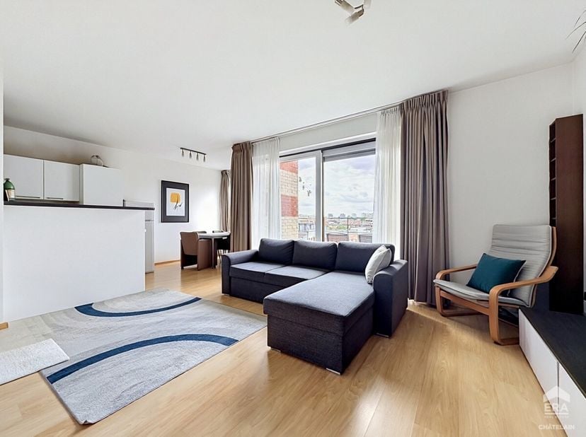 Brussel: appartement te koopGelegen in de Kanaalwijk van Brussel wordt dit appartement met 2 slaapkamers en een bruto EPB-oppervlakte van 82 m² verkoc