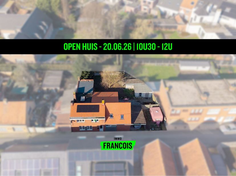 Vous recherchez une maison clé en main à vendre à Zarren (Kortemark) avec un emplacement central, 3 chambres et la possibilité de vivre de plain-pied