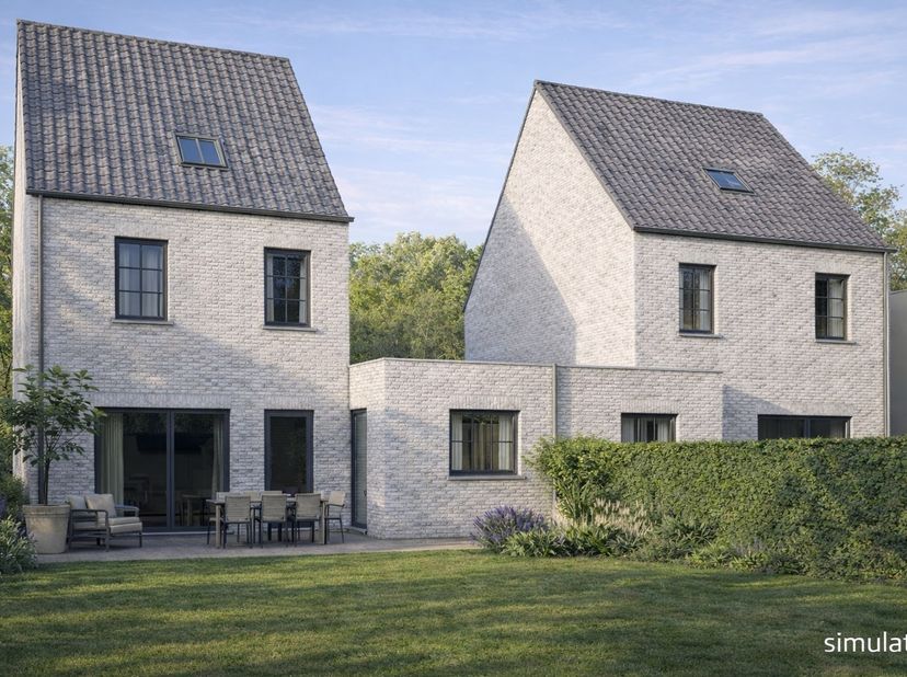 Vanaf 418.000€ Casco wind &amp;waterdicht , incl. buitenriolering aangesloten.<br />
U beslist zelf in welke afwerkingsfase u de woning koopt. <br />
<br