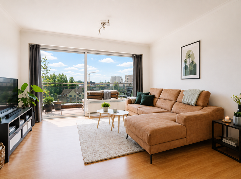 Lichtrijk 2-slaapkamerappartement met prachtig uitzicht<br />
Ontdek dit aangename en uitstekend gelegen appartement in de Karel de Stoutestraat te Ge