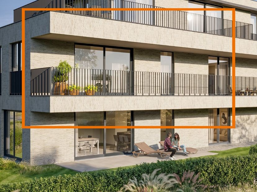Ontdek dit ruime nieuwbouwappartement met 2 slaapkamers in het duurzame woonproject Beigemveld in Grimbergen. Met een bewoonbare oppervlakte van 106 m