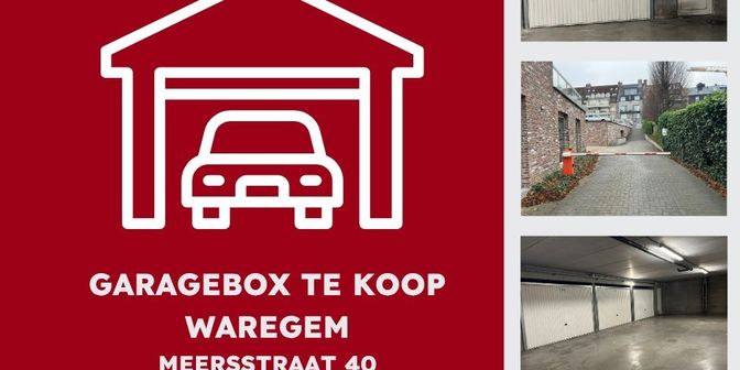 Garage à vendre à Meersstraat 40 - + boîte 212, 8790 Waregem