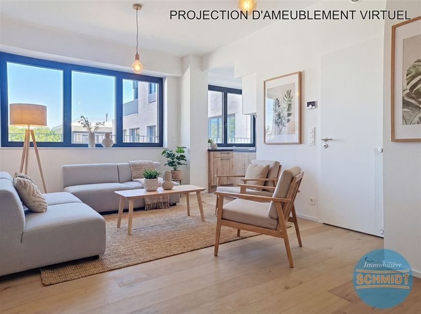 IMMOSCHMIDT Ref. 29604 - WOLUWE-SAINT-LAMBERT (Marcel Thierry)- ONTVANGBAAR: In een nieuw gebouw, 1e bewoning, mooie studio van 38m² bestaande uit een