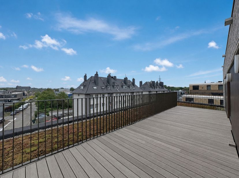 MACHELEN: Appartement gelegen in de wijk Woluwelaan, tussen de Schaarbeeklei en de Woluwelaan.<br />
In de nabijheid van winkels (Colruyt op 6 minuten
