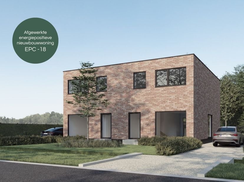 Laatste halfopen nieuwbouwwoning te koop.&amp;nbsp;<br />
<br />
Dit project omvat de realisatie van 2 uiterst energiezuinige halfopen woningen. Bij het o