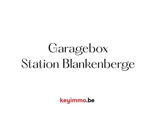                                        Garagebox te koop in Blankenberge, € 75.000

