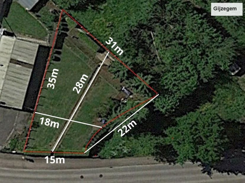 Terrain à vendre
                    à 9308 Gijzegem