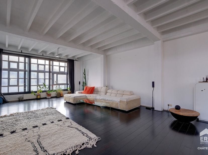 Prachtig gemeubeld penthouse met 2 slaapkamers en panoramisch terras te huur in Brussel ERA Châtelain stelt u dit prachtige gemeubelde penthouse van 1