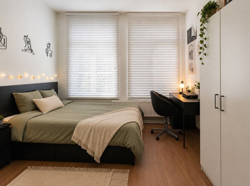ENKEL VOOR STUDENTEN!!<br />
`Deze moderne studentenkamer bevindt zich in een recent gebouwd vlakbij campussen van AP en de UA. De kamer is efficiënt