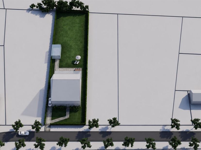 Rustig gelegen bouwgrond van 15a61ca voor open bebouwing met zicht op omliggende velden en natuur<br />
<br />
Omgeving:<br />
+ Rustige en groene