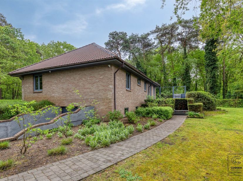 Bij het betreden van deze charmante villa wordt u verwelkomd in een ruime inkomhal met gastentoilet. Vanuit de hal wandelt u door naar de lichtrijke l