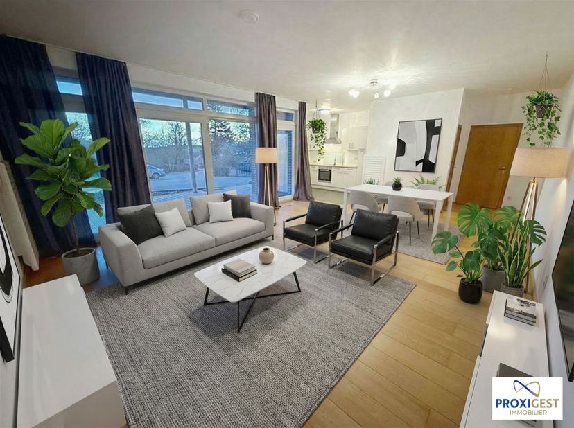 LESVE, entre Namur et Profondeville - Magnifique appartement 2 chambres en rez de chaussée, dans un clos privé, avec 1 cave +  parking privatif. L'app