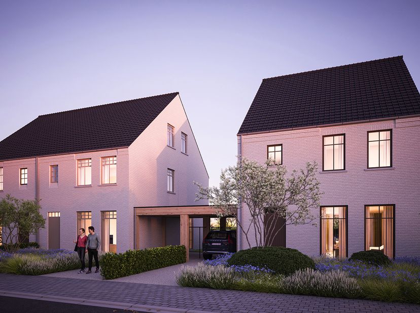 VRIJSTAANDE NIEUWBOUWWONING (LOT 1) TE MAASMECHELEN.<br />
Deze nieuwbouwproject van 3 woningen zijn rustig gelegen in een aangename woonomgeving te M