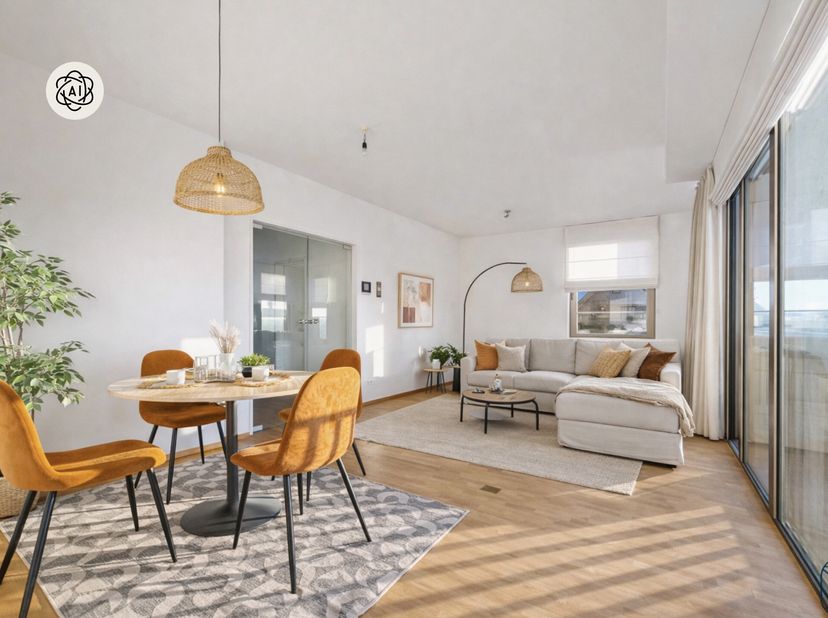 APPARTEMENT HAUT SITUE avec 2 chambres et une belle TERRASSE ENSOLEILLEE avec une belle VUE sur la verdure et le Veemarkt. Situé en plein centre de KO