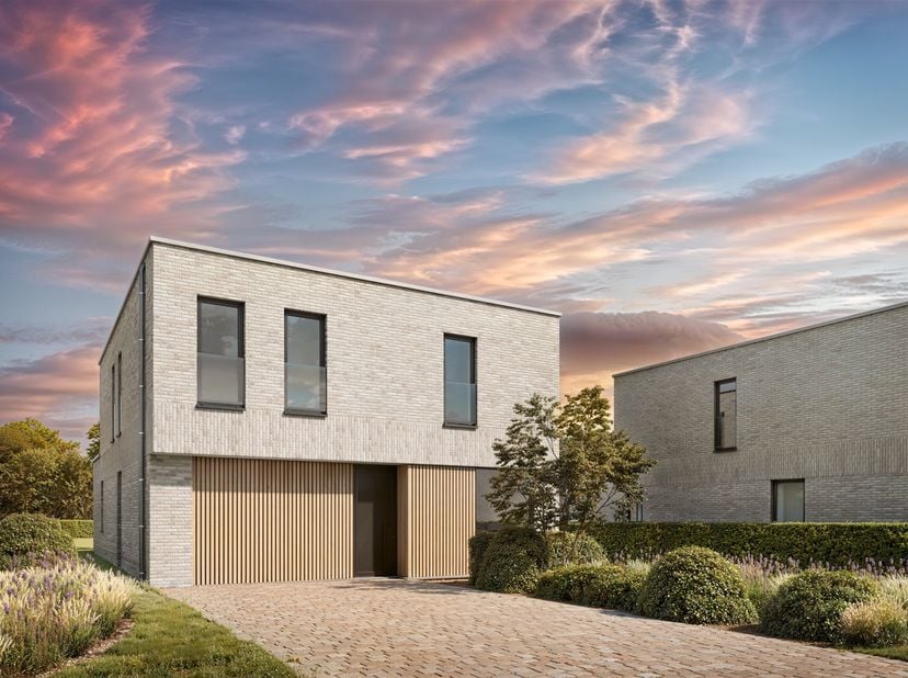 Prestigieuze Nieuwbouwvilla op 15 min. van Leuven<br />
<br />
Op fantastische, zuidgerichte percelen van 8 à 9 are aan een rustige, doodlopende straa