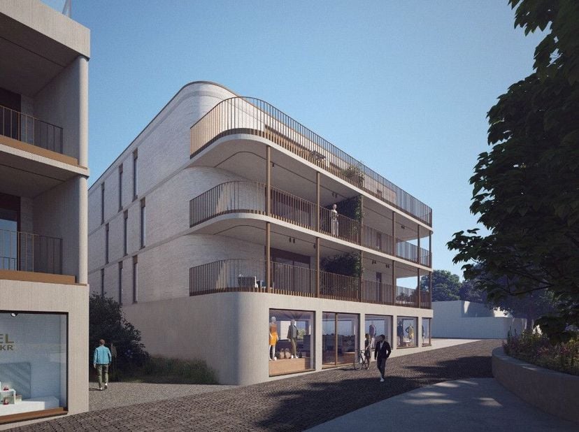 Mienas in hartje As omvat een nieuwbouwcomplex van 20 appartementen met 1, 2 of 3 slaapkamers en mooie terrassen. Troeven van dit project zijn het uit