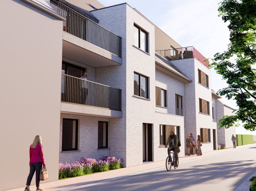 Residentie “BEEKHOF” – App. 3.1 | Derde verdiep<br />
Kwalitatief appartement op het derde verdiep met een lichtrijke leefruimte en open, volledig ing