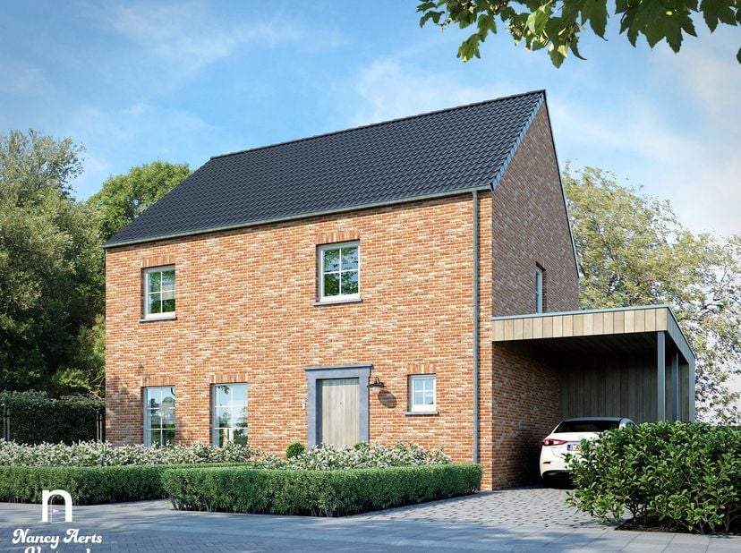 Deze prachtig gelegen bouwgrond op een ruim hoekperceel van 905 m² vormt een ideale basis voor het realiseren van een droomwoning in een groene, rusti
