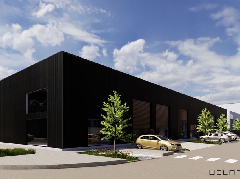 Gebouw B – Grote bedrijfsunits, showroomruimte en kantoren te koop in Martal Bedrijvencentrum<br />
Gebouw B vormt een centraal volume binnen het Mart