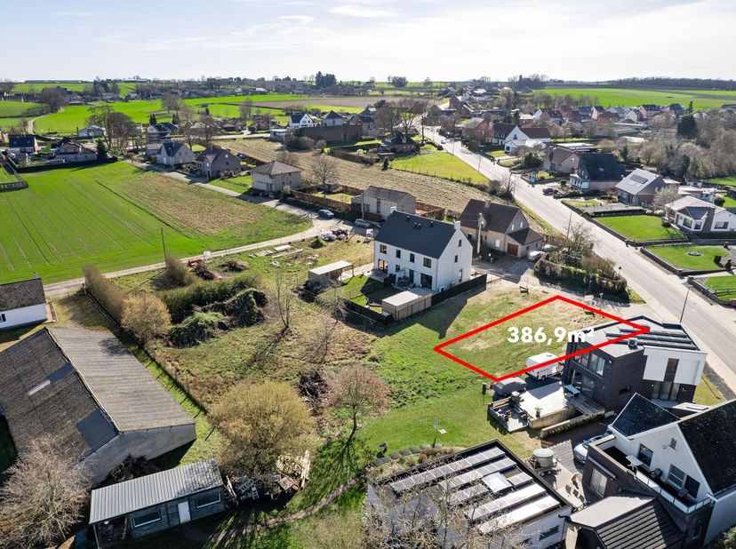 Bouwgrond voor halfopen bebouwing in Bekkevoort