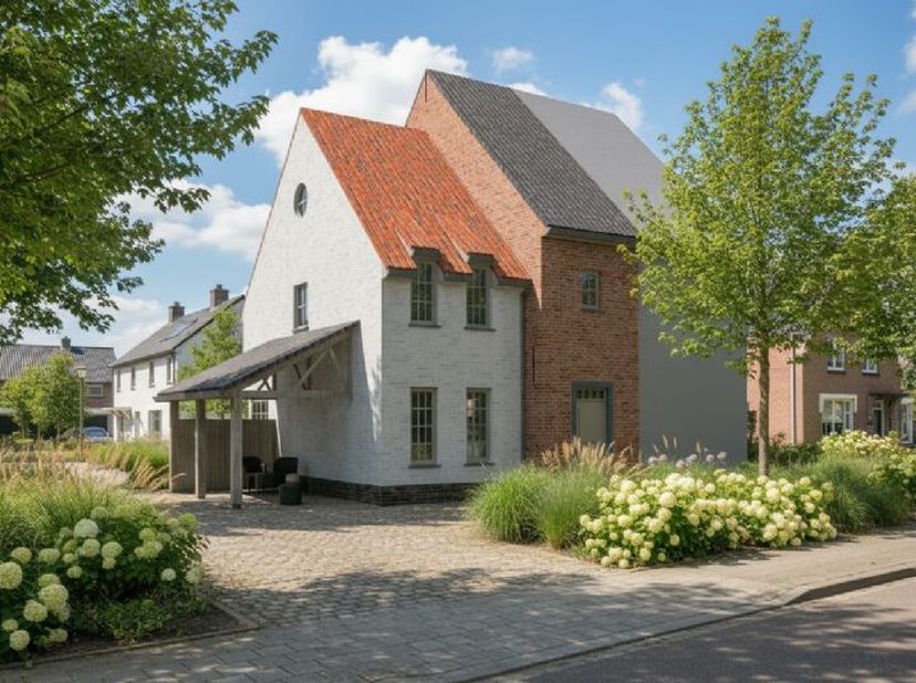 Zie je jezelf al staan voor deze voorbeeldwoning? Perfect. Wij luisteren naar jouw behoeftes en budget én ontwerpen zo een woning op maat. Dat klopt,
