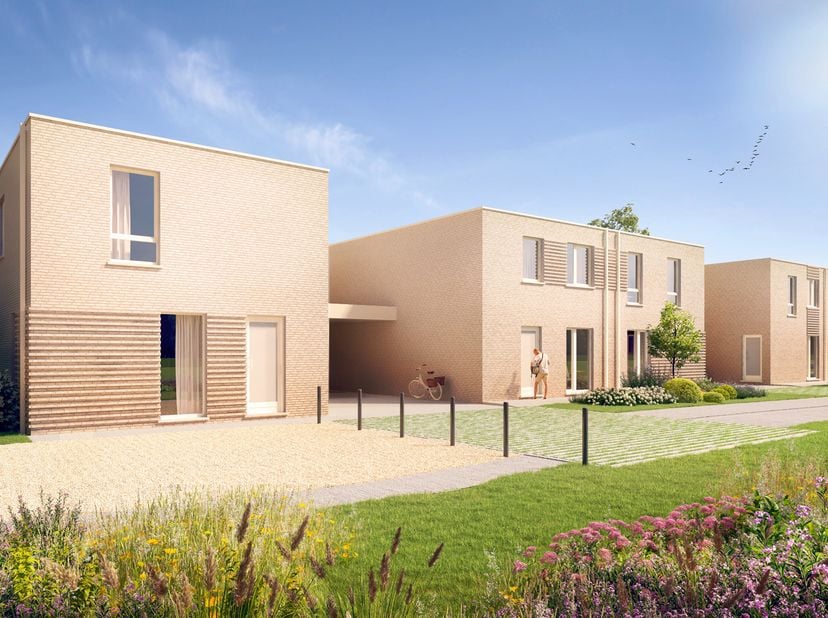 LIGGING en OMGEVING<br />
Dit woonproject BegijnHof is gelegen in Astene, een pittoresk dorp.<br />
Deze nieuw aangelegde woonwijk is gelegen in een d