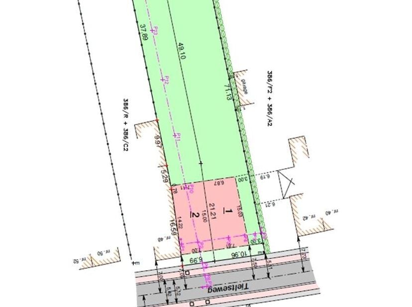 Rustig gelegen, westgerichte bouwgrond voor halfopen bebouwing van 692m² (lot 1). Gelegen te Rillaar met alle faciliteiten in de onmiddellijke omgevin