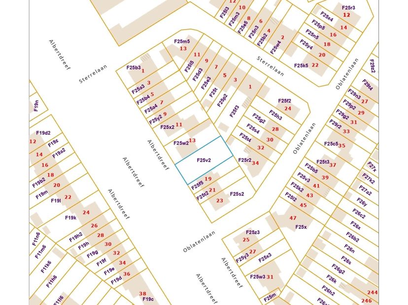 Terrain à bâtir de 336 m²<br />
<br />
Albertdreef est une rue charmante avec un mélange de maisons traditionnelles et modernes. Avec des commodités