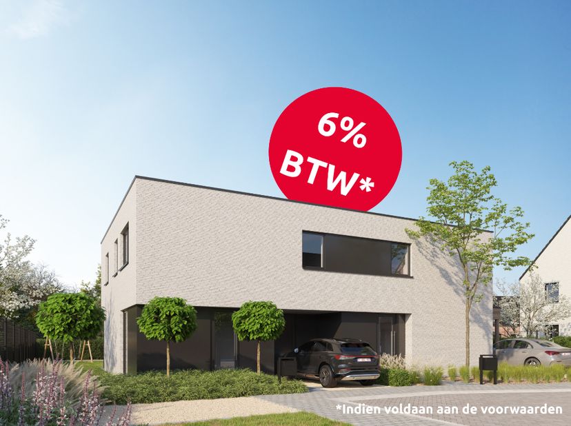 Geniet van het btw tarief van 6%*.&amp;nbsp; Deze moderne nieuw te bouwen woning maakt deel uit van een nieuwe verkaveling van 26 woningen langs de Lendel
