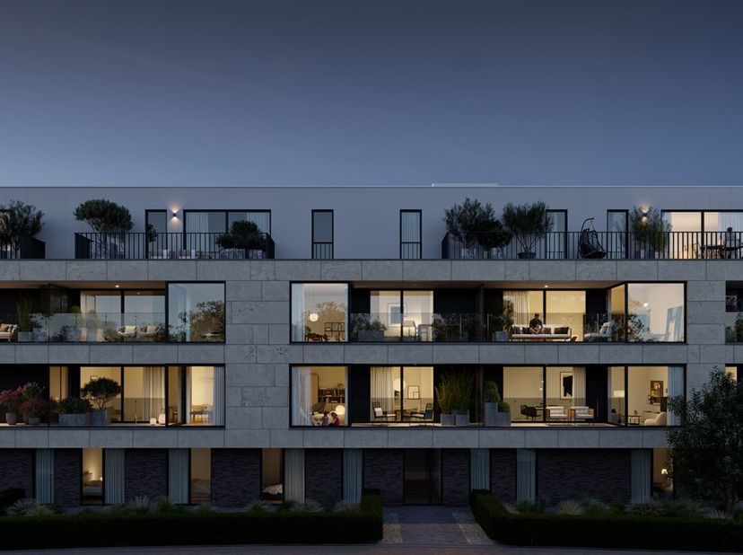 Ruim NIEUWBOUW twee slaapkamer appartement op de 1ste VERDIEPING in het centrum van Schilde!<br />
In een modern gebouw met lift bevindt zich dit appa
